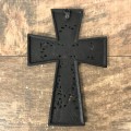 56408 - CAST IRON FLEUR DE LI WALL CROSS